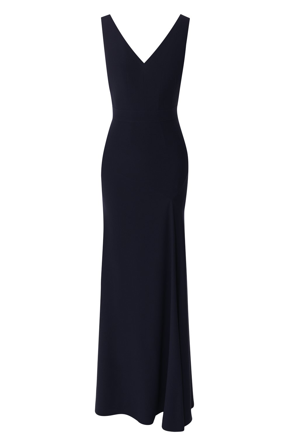 Приталенное платье-макси ALEXANDER MCQUEEN синего цвета по цене 299500 руб., арт. 558803/QME40, фото 1 Приталенное платье-макси ALEXANDER MCQUEEN, арт. 558803/QME40, фото 1