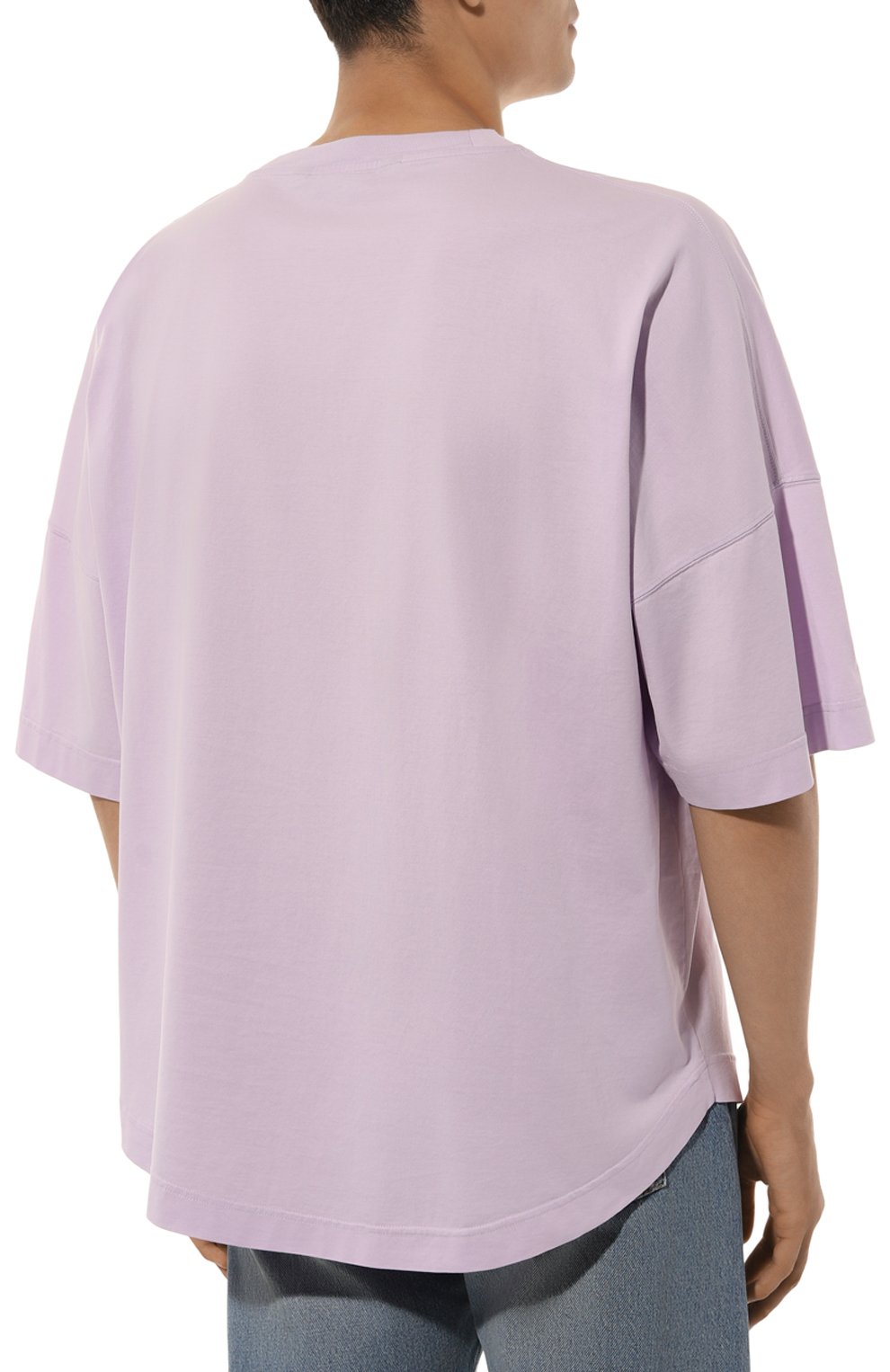 Хлопковая футболка PALM ANGELS, арт. PMAA002F24JER004, фото 4