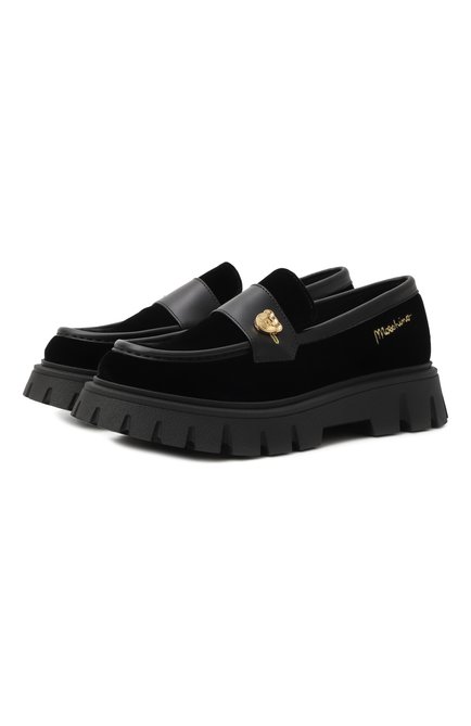 Бархатные лоферы MOSCHINO, арт. 81959/VAR1/36-40