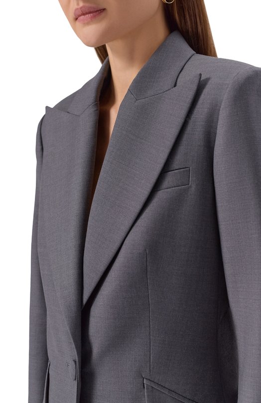 Шерстяной жакет Shervarli JA25-0021 Серый  JA25-0021 Фото 5