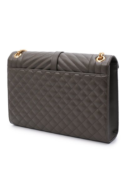 Сумка envelope large SAINT LAURENT темно-серого цвета по цене 236500 руб., арт. 600166/B0W91, фото 3 Сумка envelope large SAINT LAURENT, арт. 600166/B0W91, фото 3