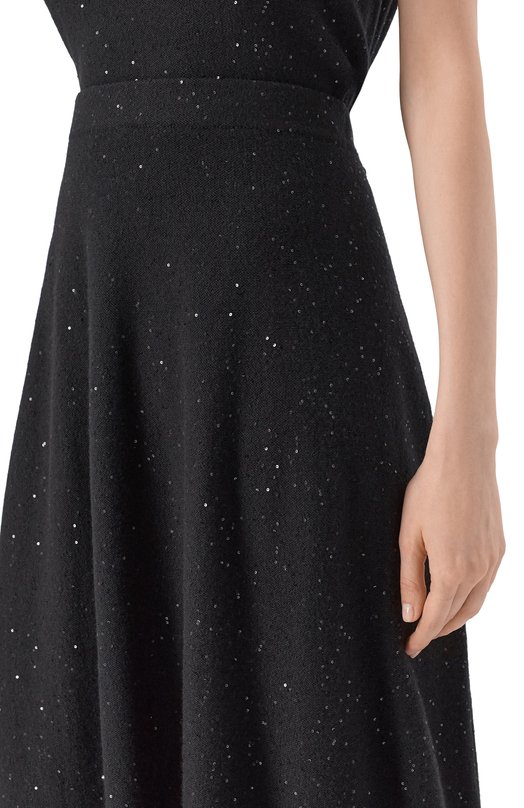 Юбка из шерсти и кашемира Antonelli Firenze 41621P/01725 Чёрный  41621P/01725 Фото 5