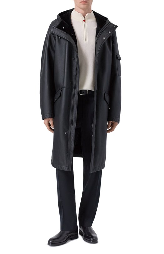 Дубленка из овчины MVST M25.1PM.0006/TEMPESTA Чёрный  M25.1PM.0006/TEMPESTA Фото 2