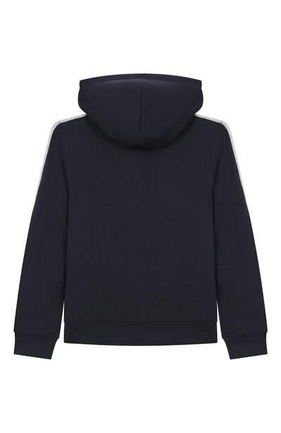 Хлопковая толстовка DOLCE & GABBANA темно-синего цвета по цене 53850 руб., арт. L4JWN0/G7PWP, фото 2 Хлопковая толстовка DOLCE & GABBANA, арт. L4JWN0/G7PWP, фото 2
