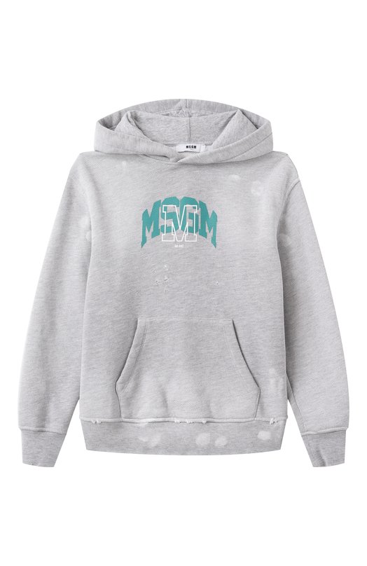 Хлопковое худи MSGM kids