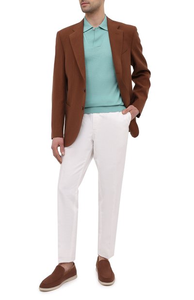 Текстильные лоферы summer walk LORO PIANA, арт. FAL6177, фото 2