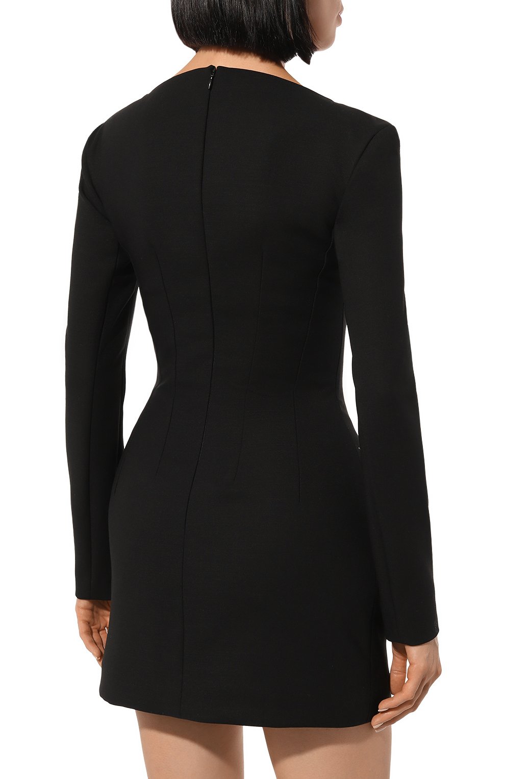 Шерстяное платье ARMARIUM черного цвета по цене 173500 руб., арт. ARMFWD017/W012, фото 4 Шерстяное платье ARMARIUM, арт. ARMFWD017/W012, фото 4