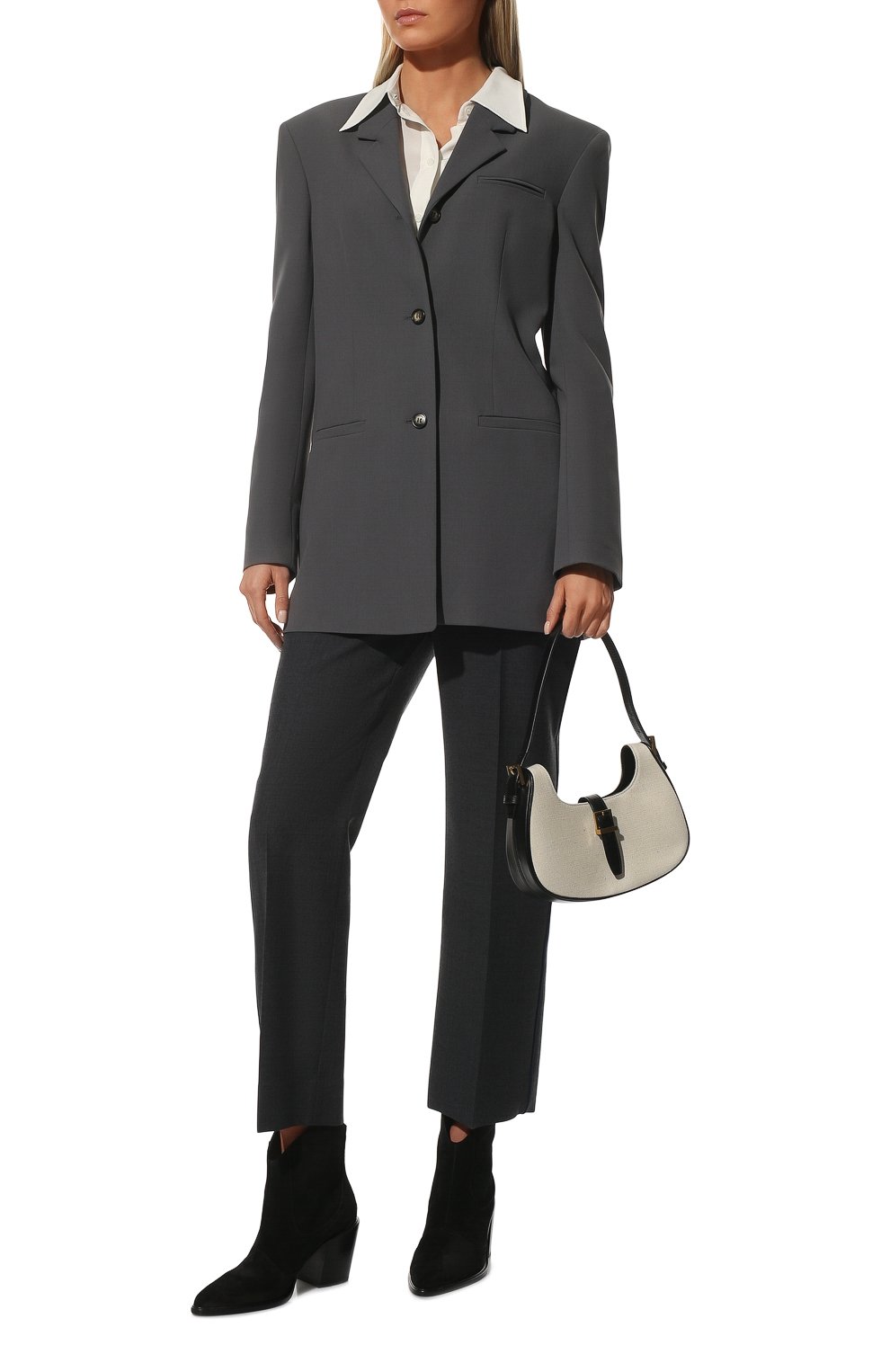 Замшевые казаки cynthi 65 JIMMY CHOO, арт. CYNTHI 65/CRT, фото 2