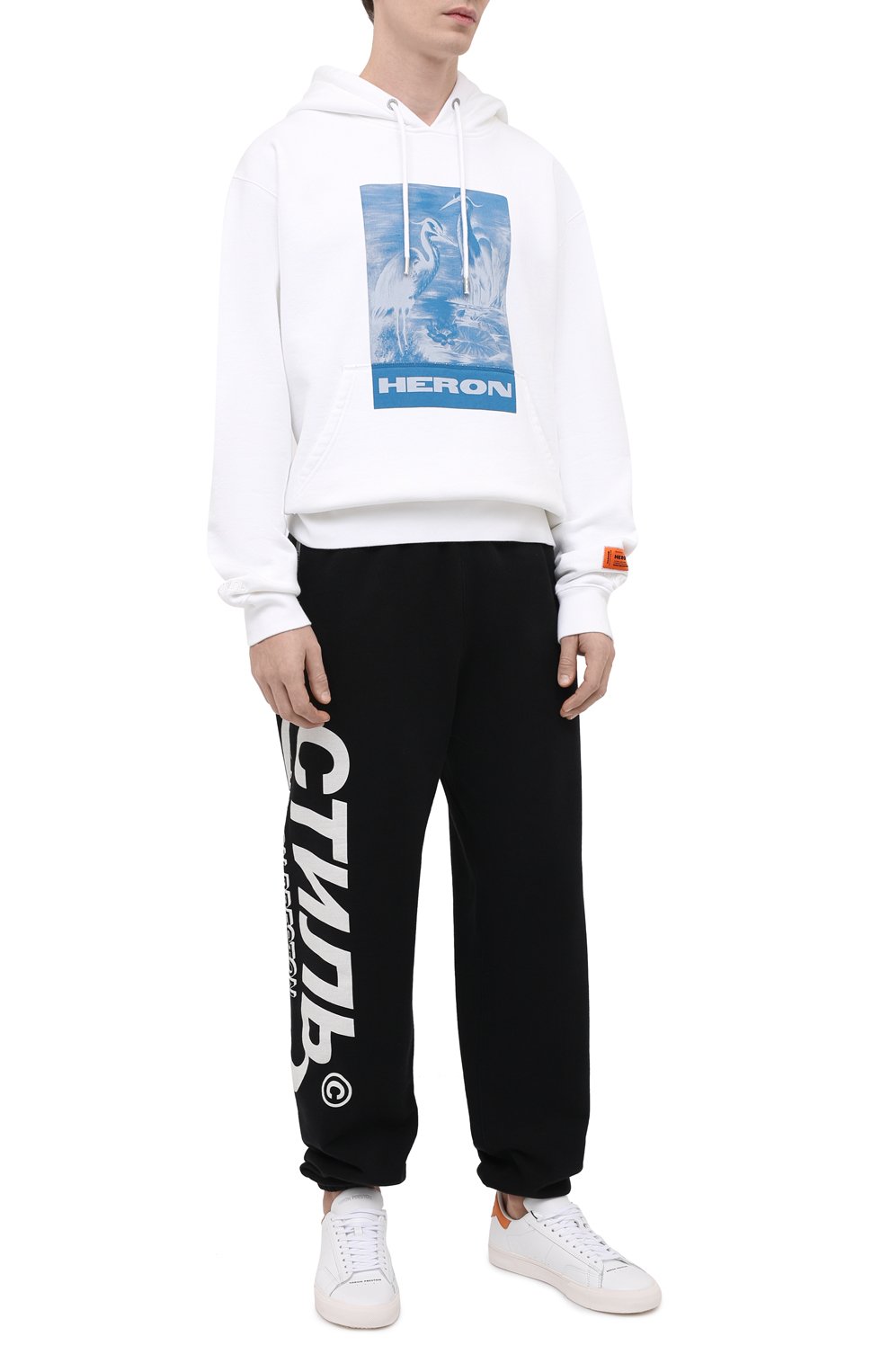 Хлопковое худи HERON PRESTON, арт. HMBB015R21JER0020145, фото 2