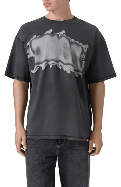 Хлопковая футболка DIESEL, арт. A21564/0TKCI, фото 3