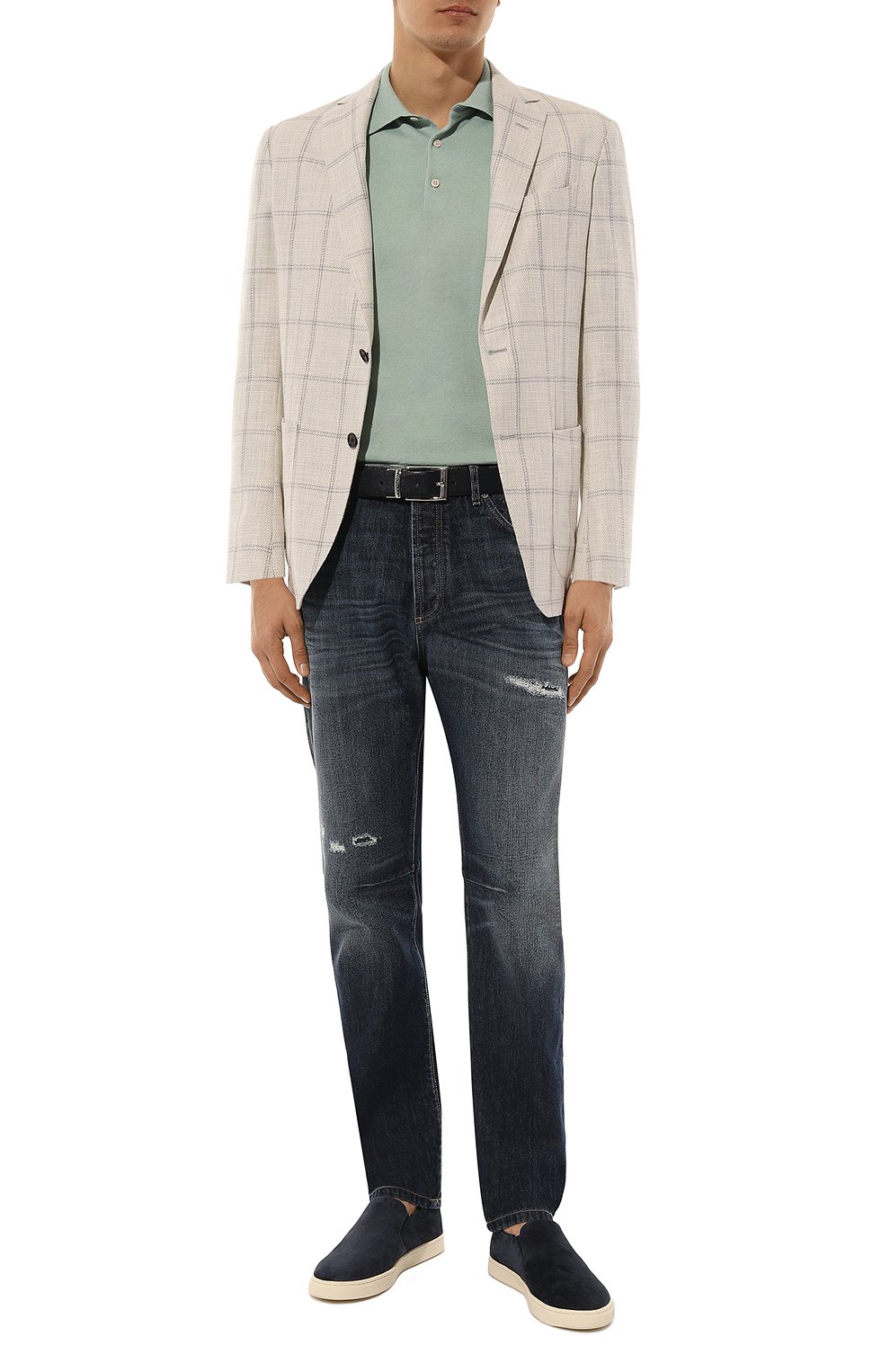 Замшевые слипоны BRUNELLO CUCINELLI, арт. MPUSIGN321, фото 2