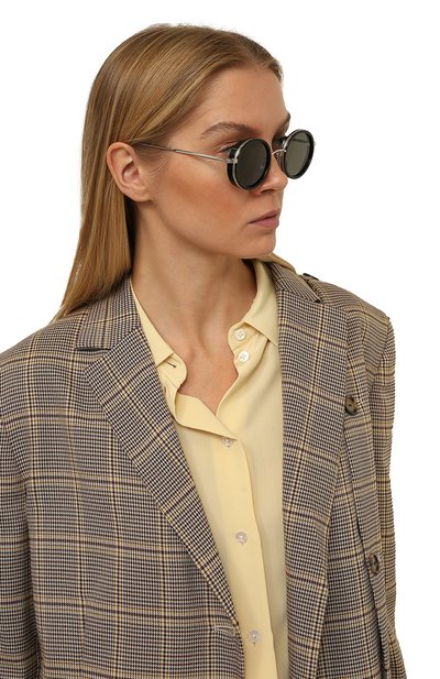 Солнцезащитные очки L.G.R. черного цвета по цене 37500 руб., арт. REUNI0N METAL EXPL0RER 4712 00 GREY, фото 2 Солнцезащитные очки L.G.R., арт. REUNI0N METAL EXPL0RER 4712 00 GREY, фото 2