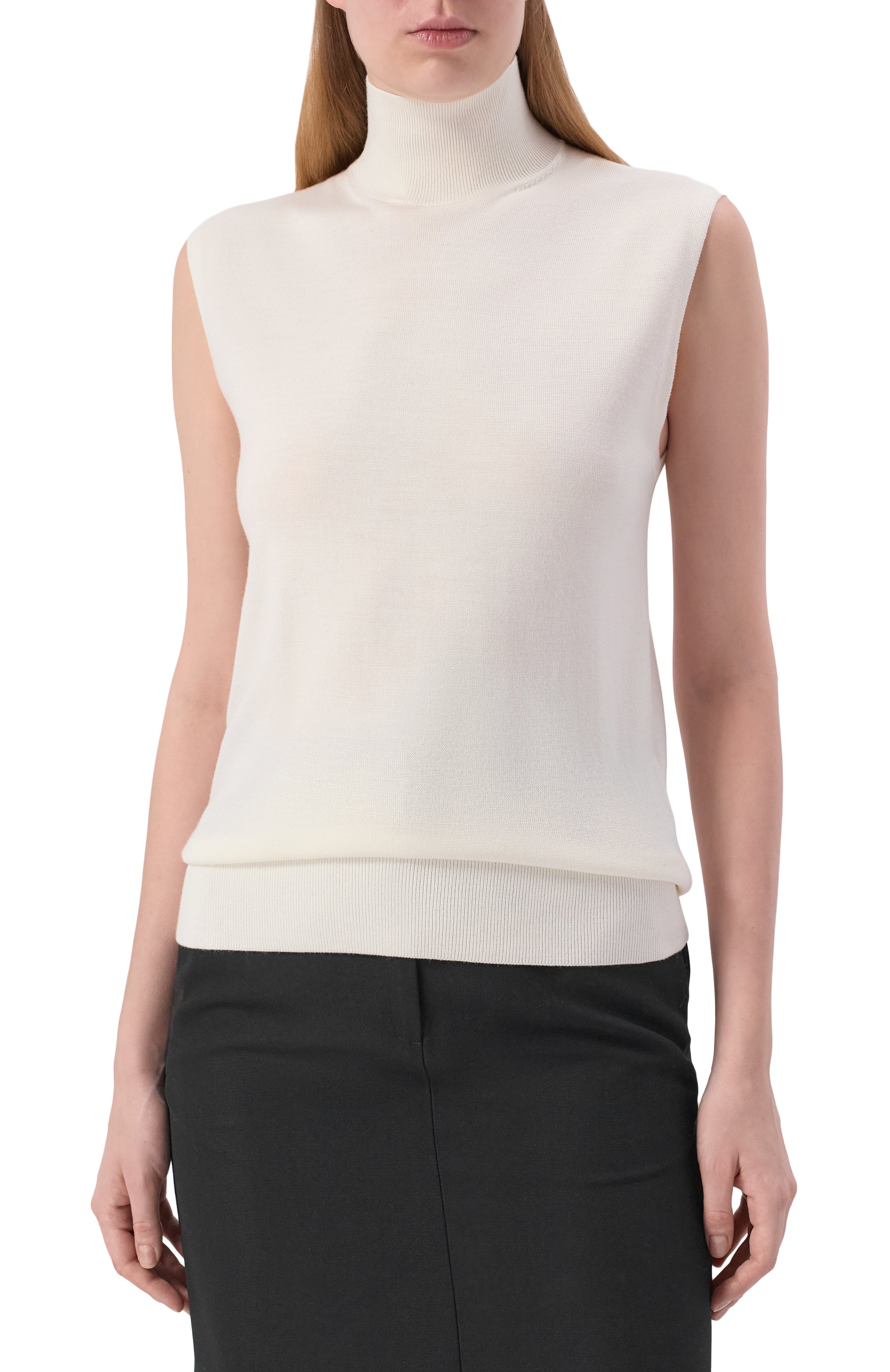 Топ из шерсти и шелка TOTEME, арт. 254-WRT0477-YA0190, фото 3