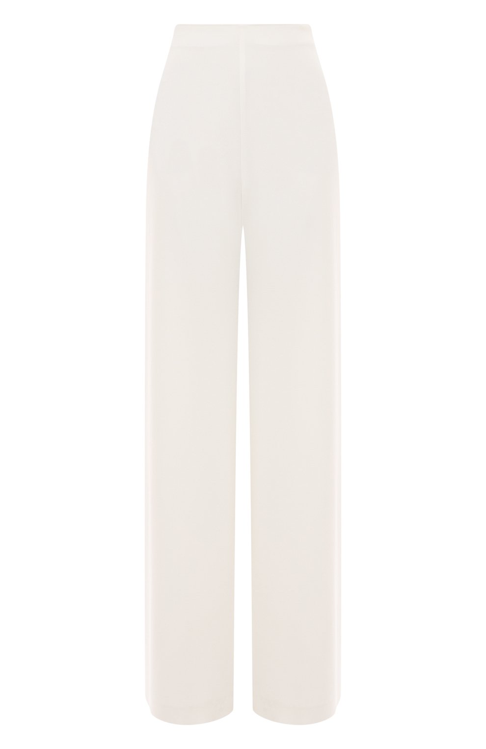 Шелковые брюки CHAPURIN белого цвета по цене 42500 руб., арт. P/19447/27899-м/SS23, фото 1 Шелковые брюки CHAPURIN, арт. P/19447/27899-м/SS23, фото 1
