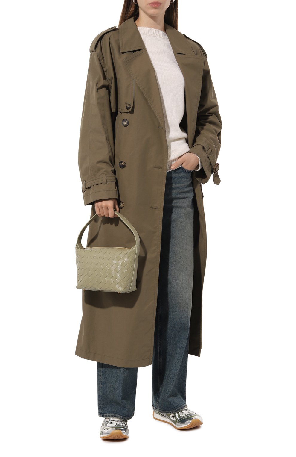 Сумка wallace mini BOTTEGA VENETA светло-зеленого цвета по цене 323500 руб., арт. 754443-V3IV1, фото 7 Сумка wallace mini BOTTEGA VENETA, арт. 754443-V3IV1, фото 7