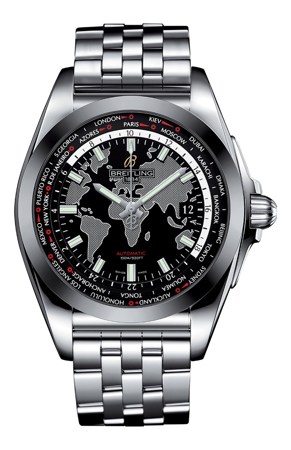 Часы galactic unitime sleekt BREITLING, арт. WB3510U4/BD94/375A, фото 1