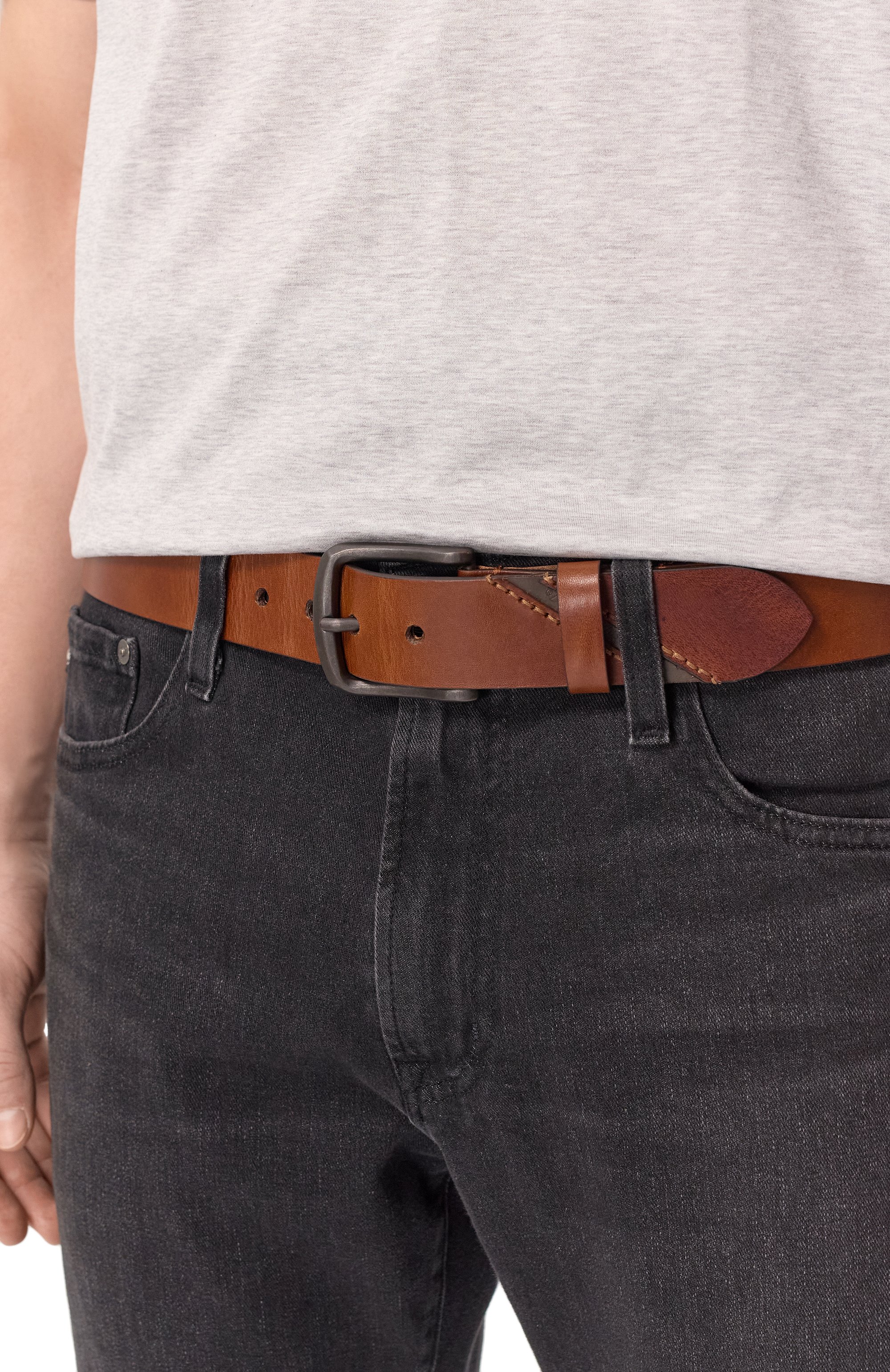 Кожаный ремень DIESEL, арт. X03737/PR080, фото 2