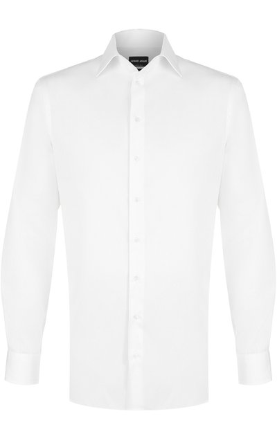 Хлопковая сорочка с воротником кент GIORGIO ARMANI, арт. ZSCMRT/ZS10C, фото 1