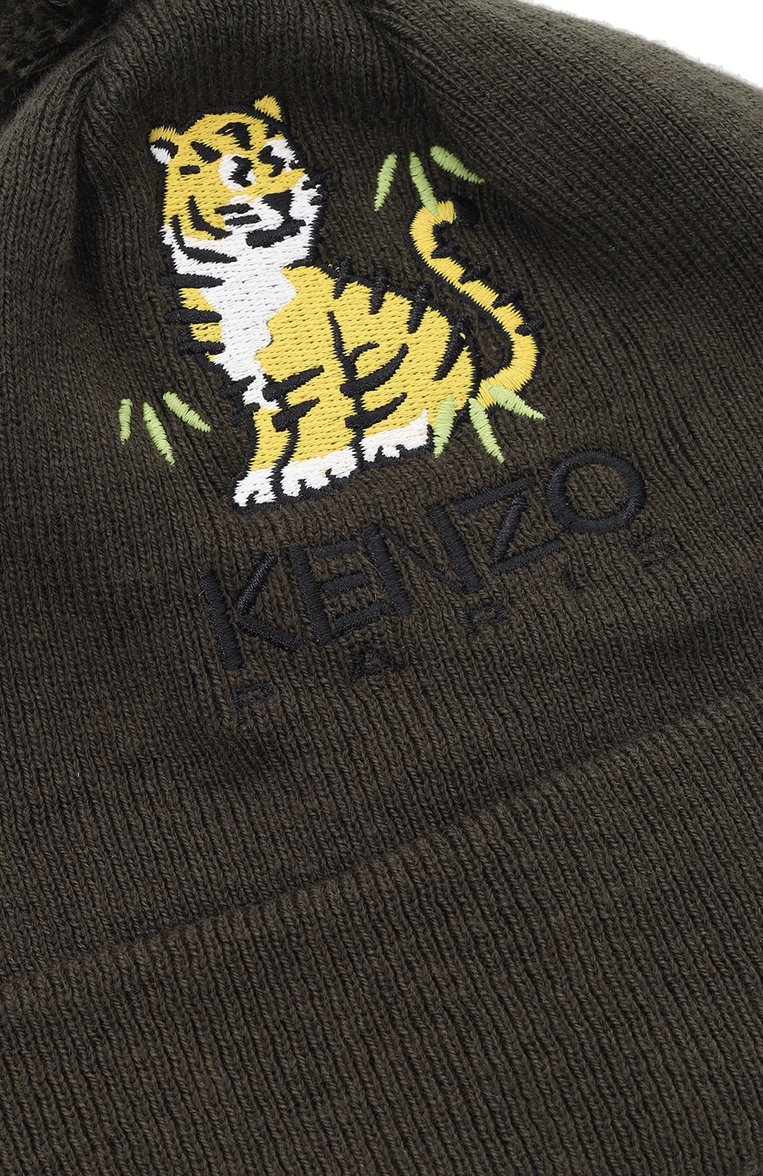Шапка из хлопка и кашемира KENZO, арт. K51031/T2, фото 1