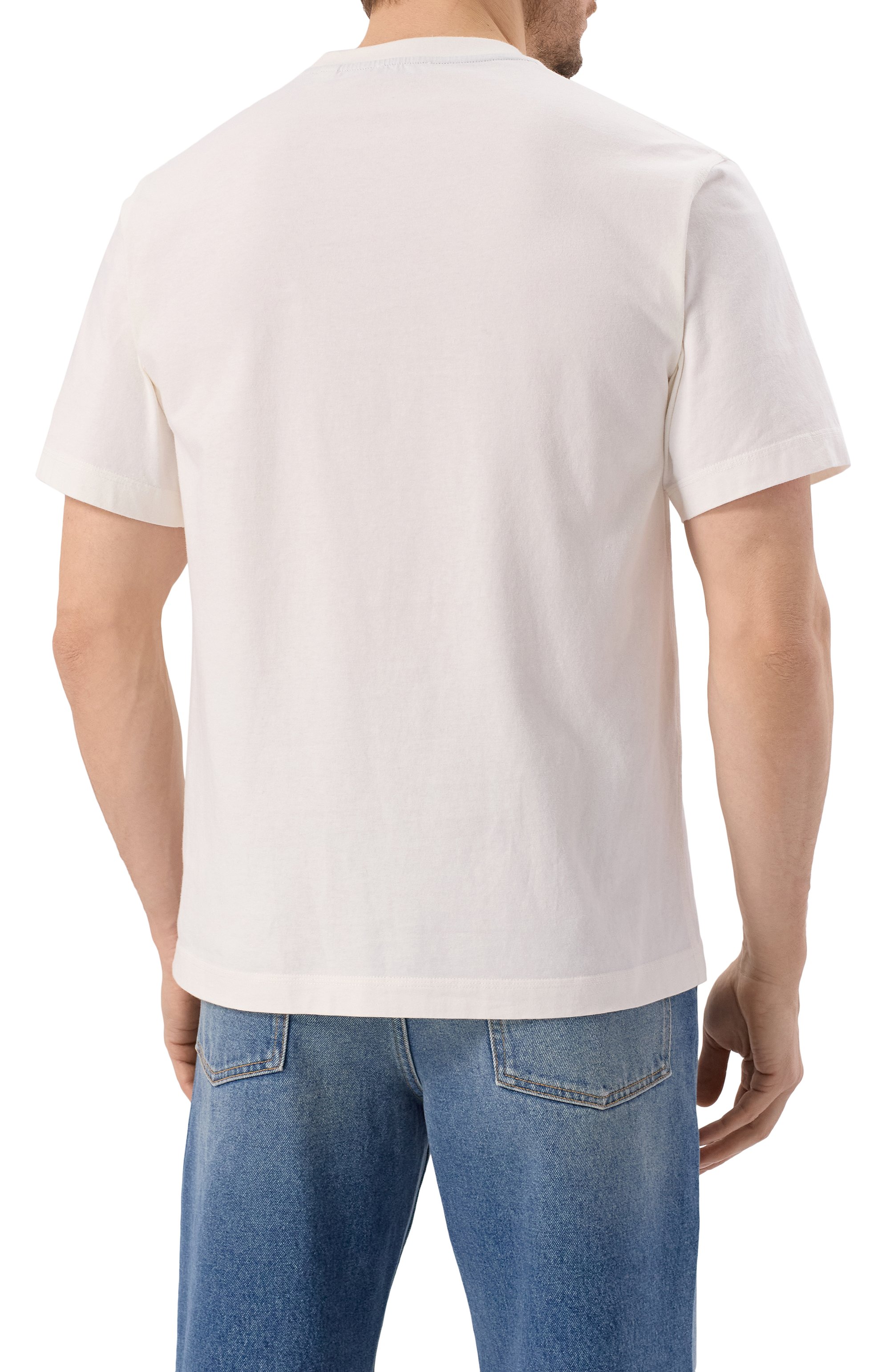 Хлопковая футболка BURBERRY, арт. 8107460, фото 4