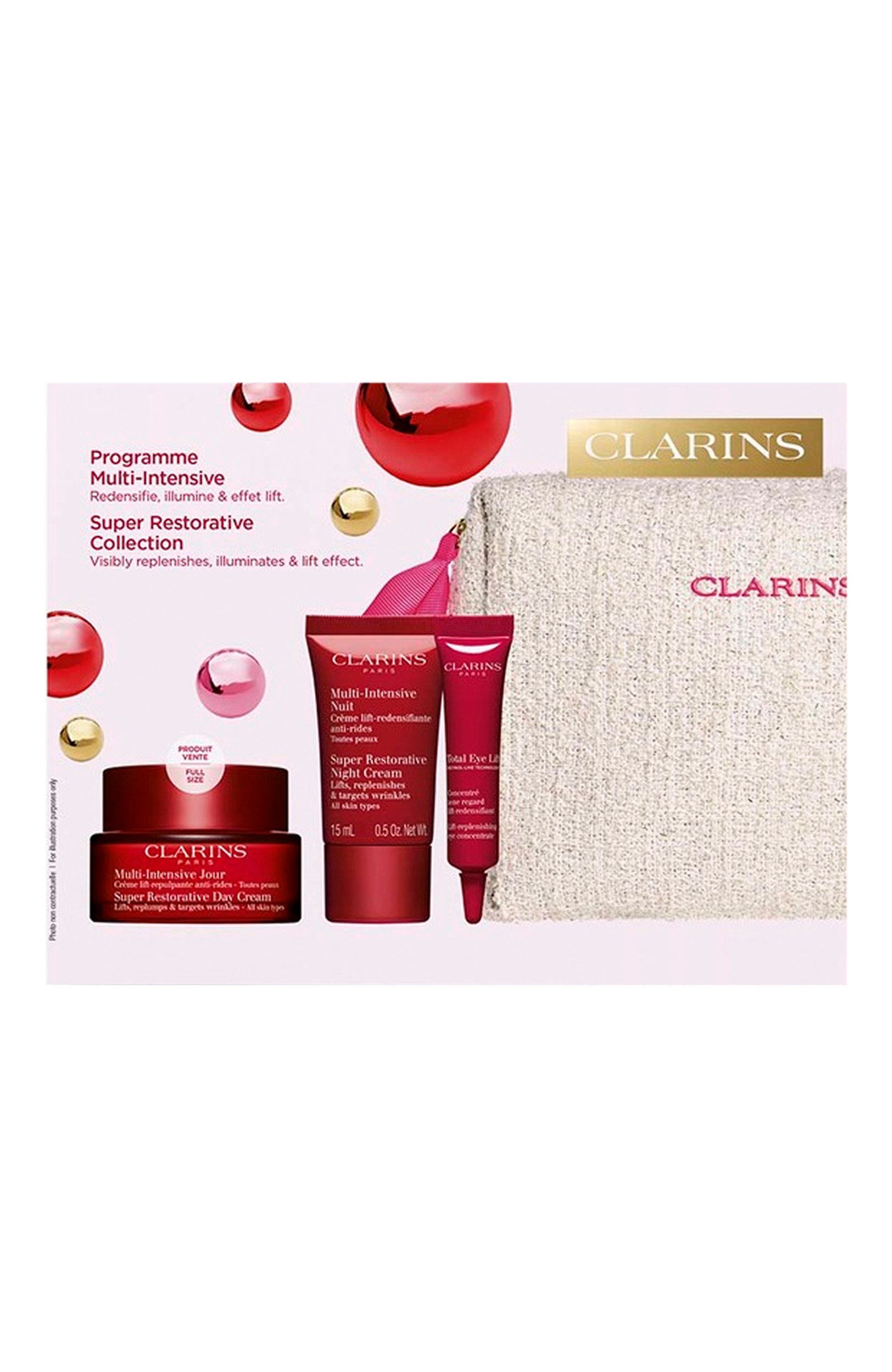 Набор multi-intensive (50+15+7+0,9ml) CLARINS бесцветного цвета по цене 14000 руб., арт. 80129824, фото 4 Набор multi-intensive (50+15+7+0,9ml) CLARINS, арт. 80129824, фото 4