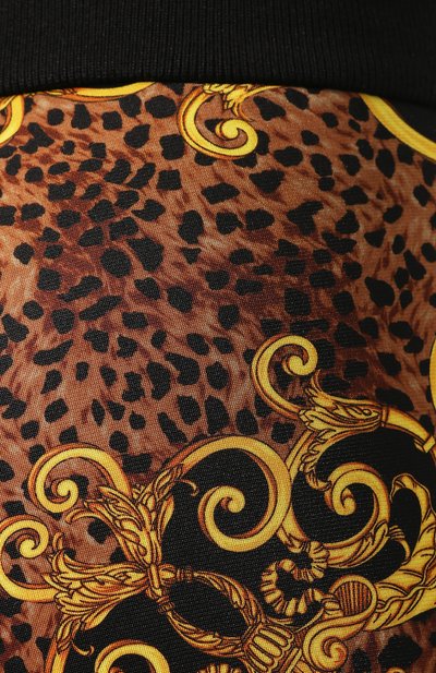 Джоггеры с принтом VERSACE JEANS COUTURE разноцветного цвета по цене 24650 руб., арт. A1HUA116-UDP310/S0594, фото 5 Джоггеры с принтом VERSACE JEANS COUTURE, арт. A1HUA116-UDP310/S0594, фото 5