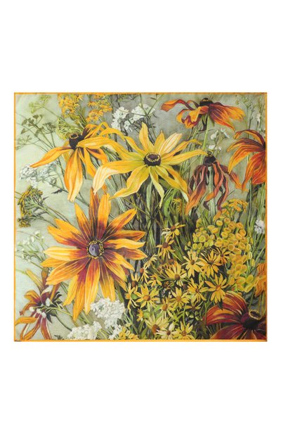 Шелковый платок полевые цветы GOURJI, арт. 91149937/81172, фото 4