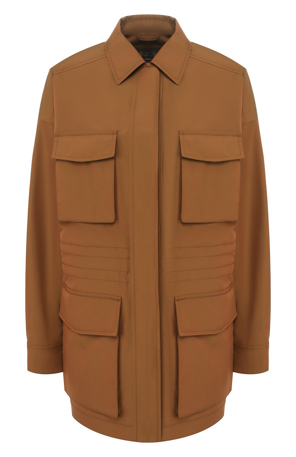 Хлопковая куртка LORO PIANA хаки цвета по цене 238000 руб., арт. FAL0828, фото 1 Хлопковая куртка LORO PIANA, арт. FAL0828, фото 1