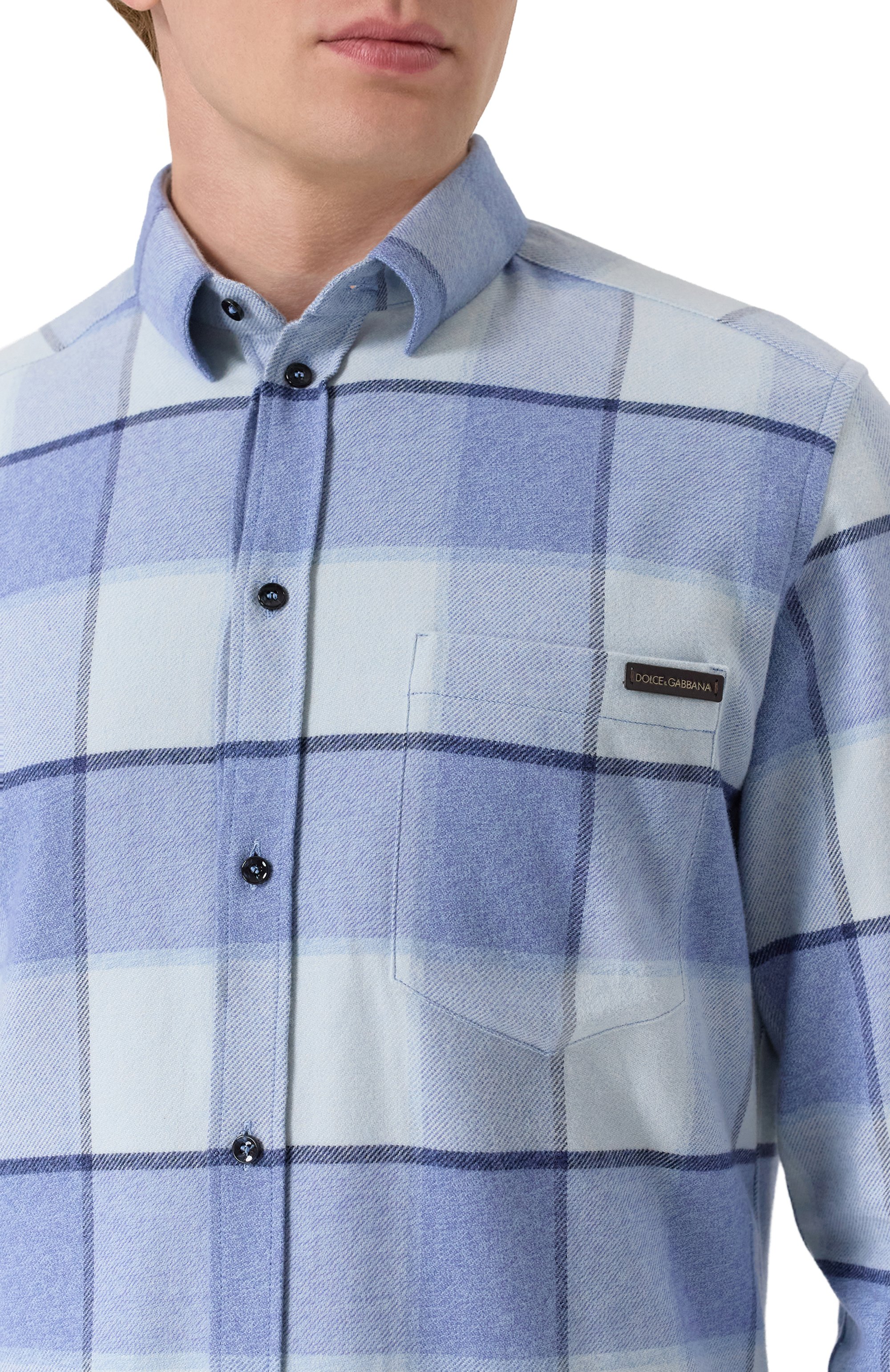 Хлопковая рубашка DOLCE & GABBANA, арт. G5JZ9T/FQ5M8, фото 5
