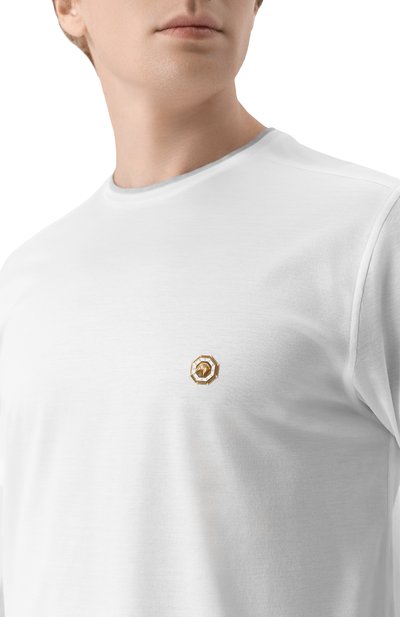 Хлопковая футболка STEFANO RICCI, арт. MNH6105000/TE0001, фото 5