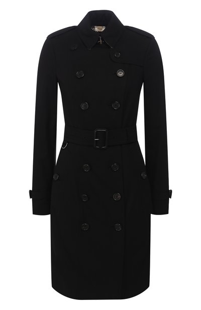 Хлопковый тренч sandringham BURBERRY черного цвета по цене 225000 руб., арт. 3900545, фото 1 Хлопковый тренч sandringham BURBERRY, арт. 3900545, фото 1