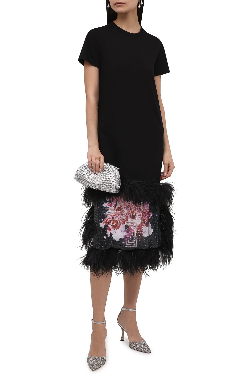 Хлопковое платье LANVIN черного цвета по цене 108000 руб., арт. RW-DR0061-J142-H21, фото 2 Хлопковое платье LANVIN, арт. RW-DR0061-J142-H21, фото 2