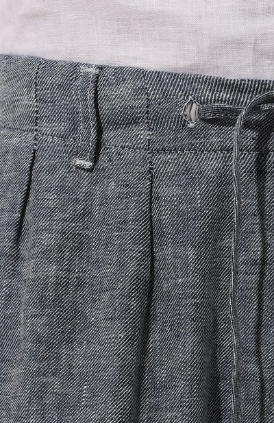 Льняные брюки HANNES ROETHER, арт. PA21PER.6048, фото 5