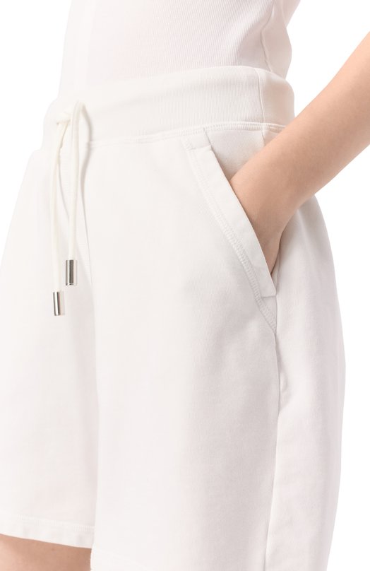 Хлопковые шорты Dsquared2 S72MU0529/S25462 Белый  S72MU0529/S25462 Фото 5