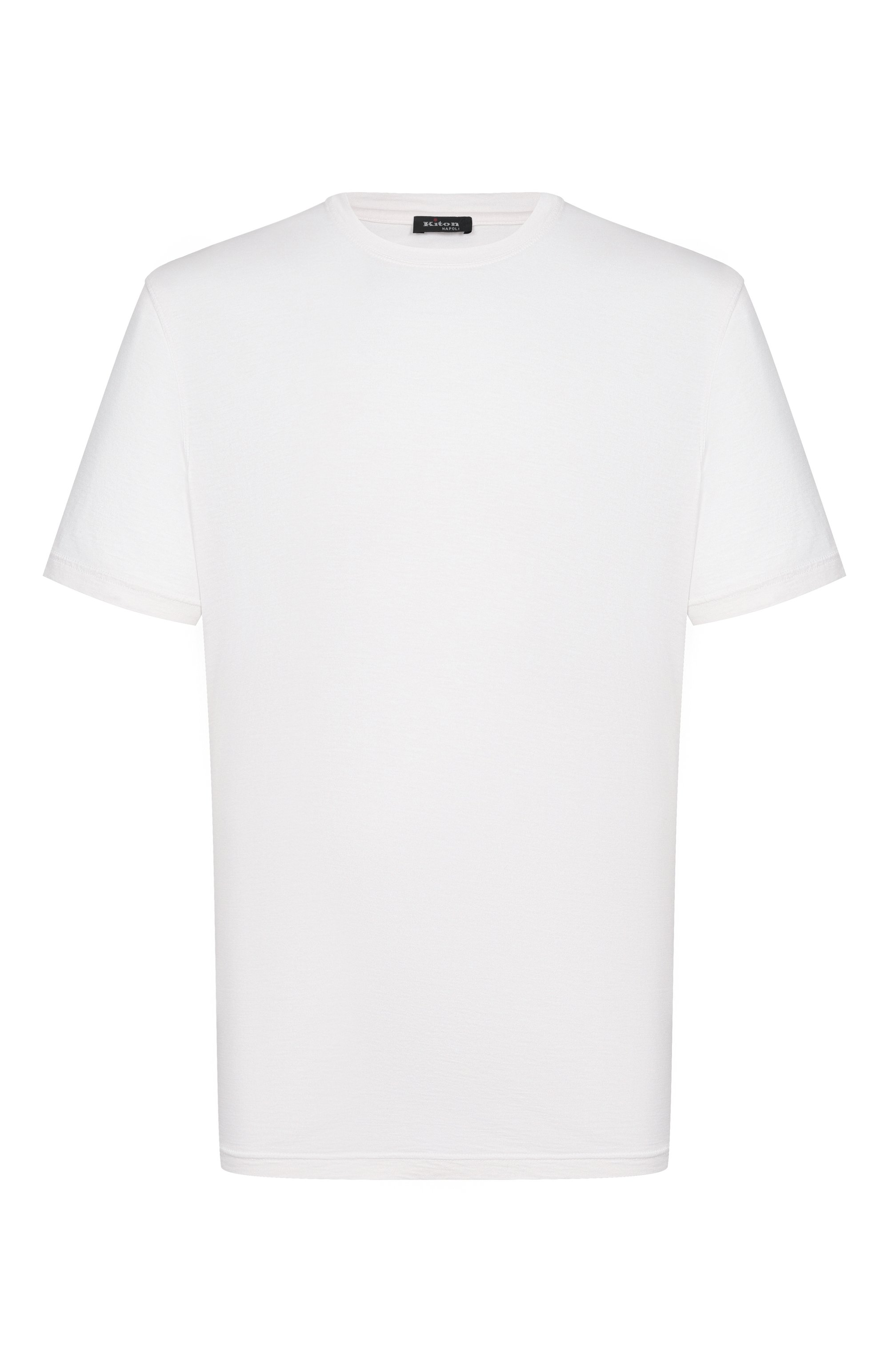Футболка из шелка и хлопка KITON, арт. UMK0874, фото 1
