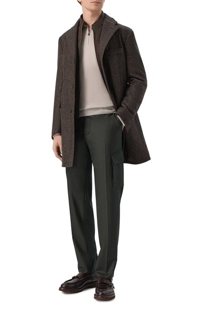 Шерстяное поло CORNELIANI светло-бежевого цвета по цене 57650 руб., арт. 28M50F/2A25100, фото 2 Шерстяное поло CORNELIANI, арт. 28M50F/2A25100, фото 2