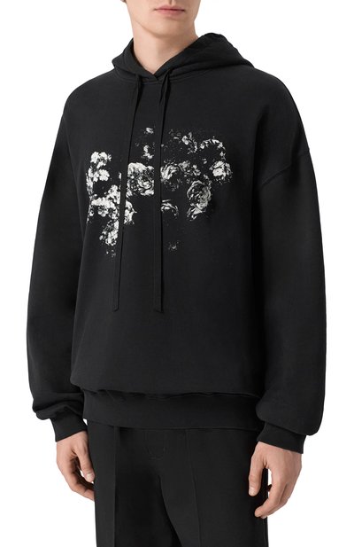 Хлопковое худи ANN DEMEULEMEESTER, арт. B0013817/FA185, фото 3