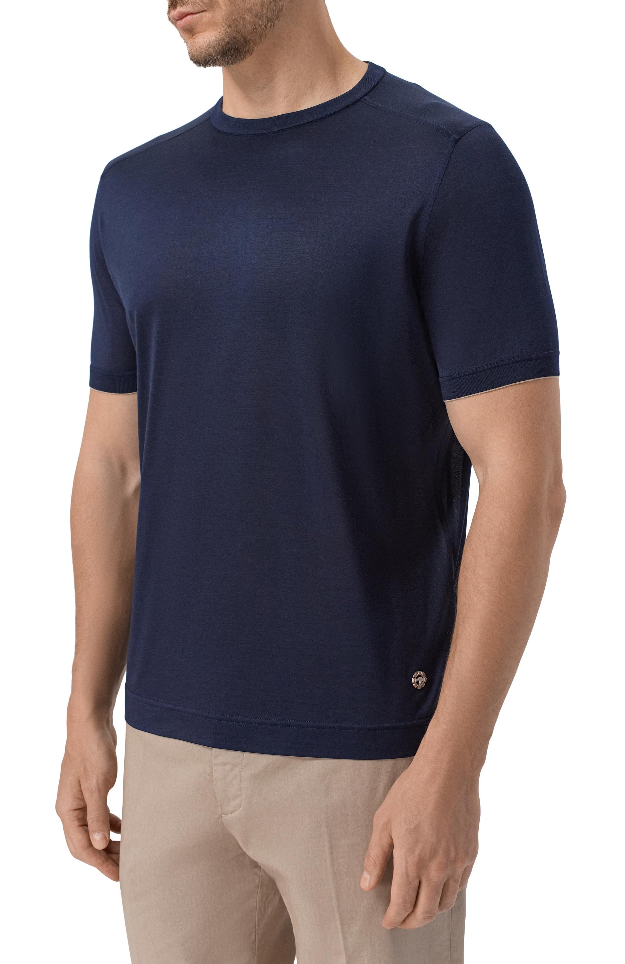 Шелковая  футболка STEFANO RICCI, арт. K919512G10/R25190_001, фото 3