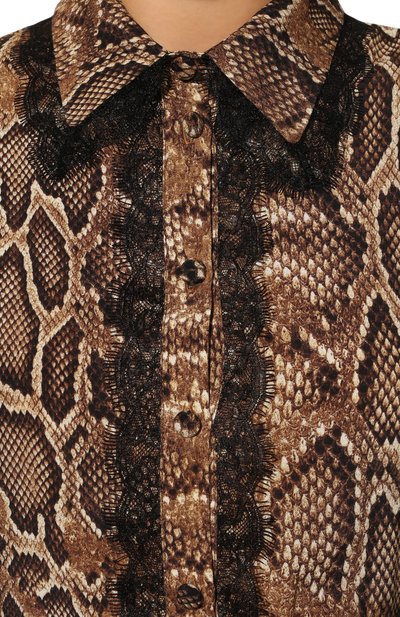 Платье из вискозы LOOM BY RODINA коричневого цвета по цене 35000 руб., арт. LBR-2223DRPIT01, фото 5 Платье из вискозы LOOM BY RODINA, арт. LBR-2223DRPIT01, фото 5