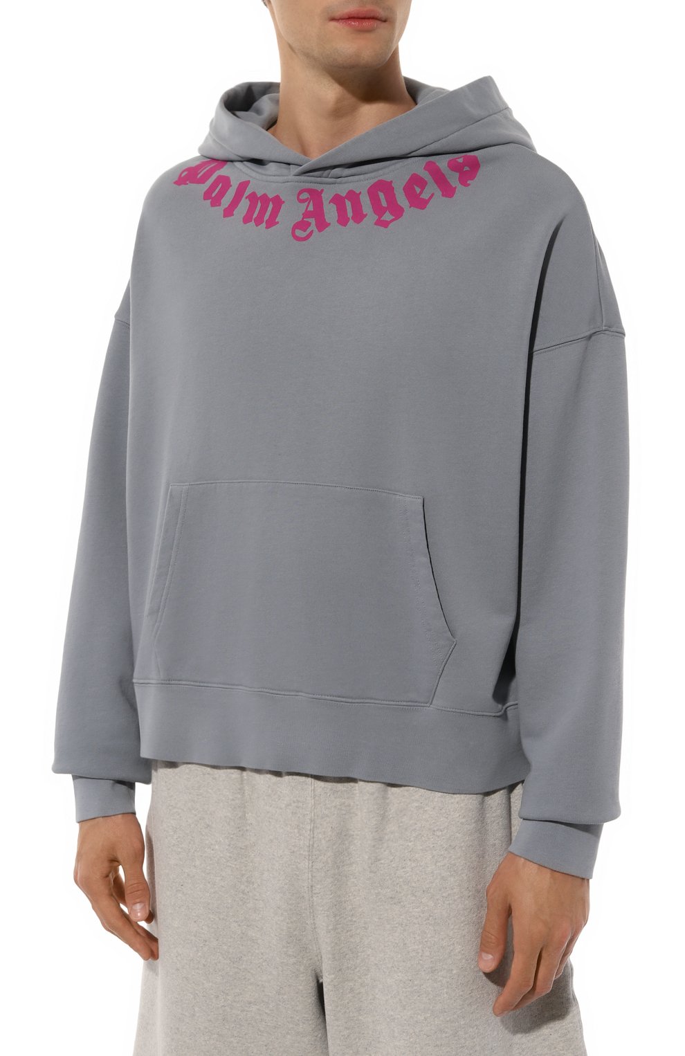 Хлопковое худи PALM ANGELS, арт. PMBB058F24FLE004, фото 3