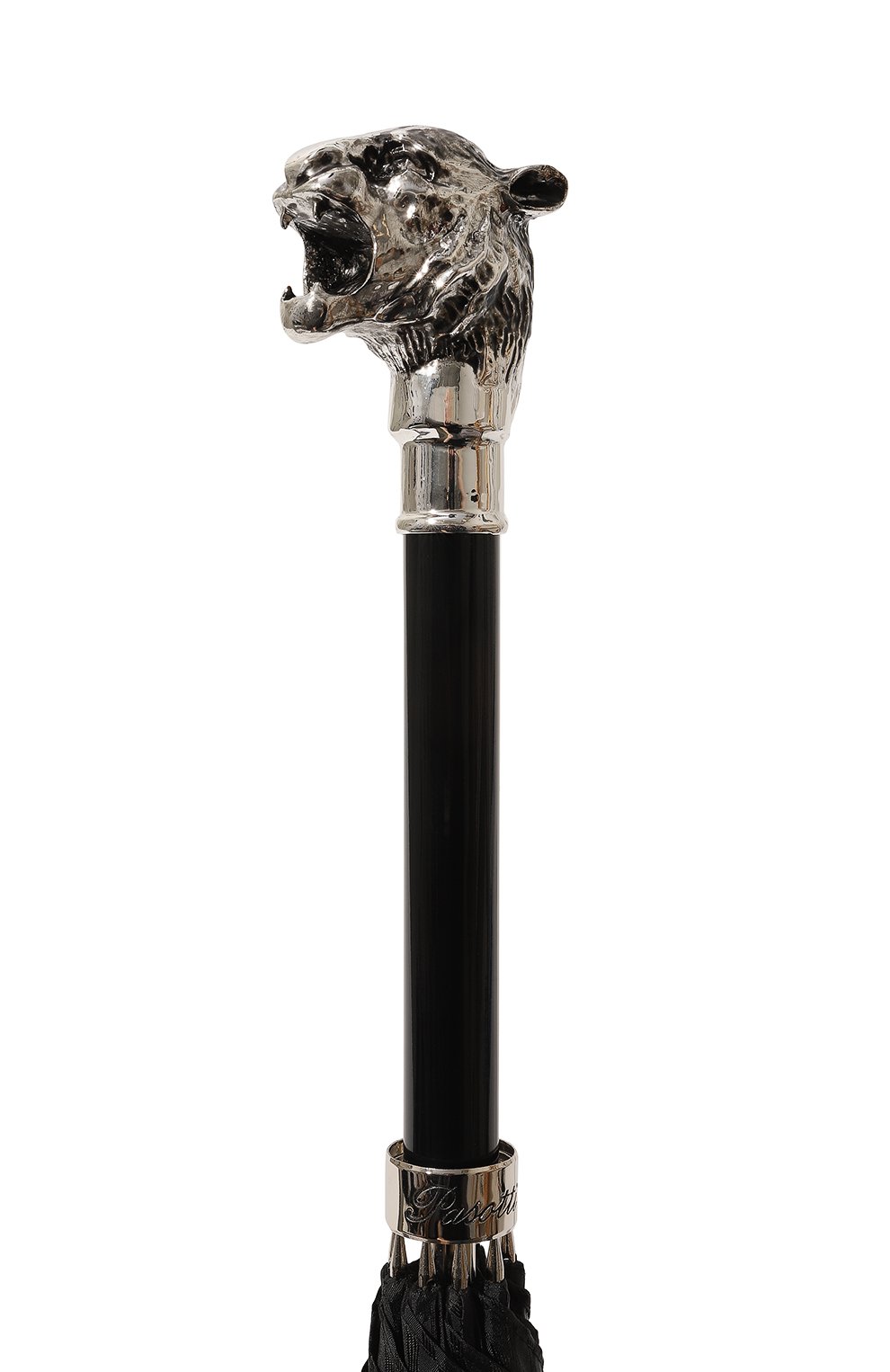 Зонт-трость PASOTTI OMBRELLI темно-серого цвета по цене 30700 руб., арт. 0MITU0 478/RAS0 6277/1, фото 5 Зонт-трость PASOTTI OMBRELLI, арт. 0MITU0 478/RAS0 6277/1, фото 5