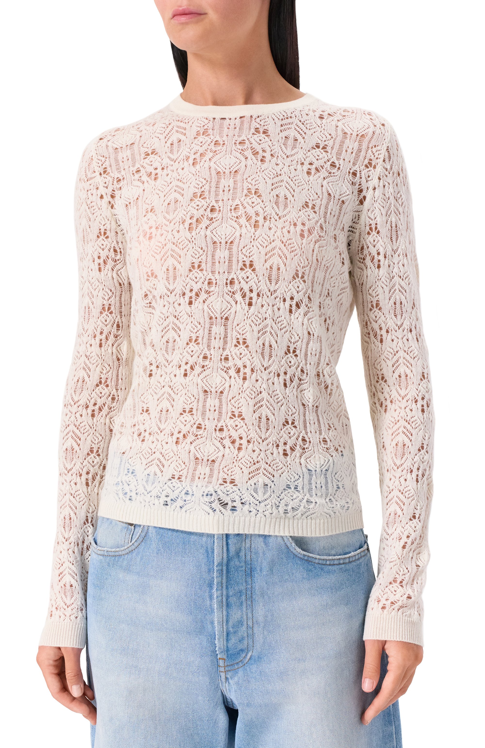 Пуловер из шерсти и кашемира ALLUDE, арт. 255/17661, фото 3