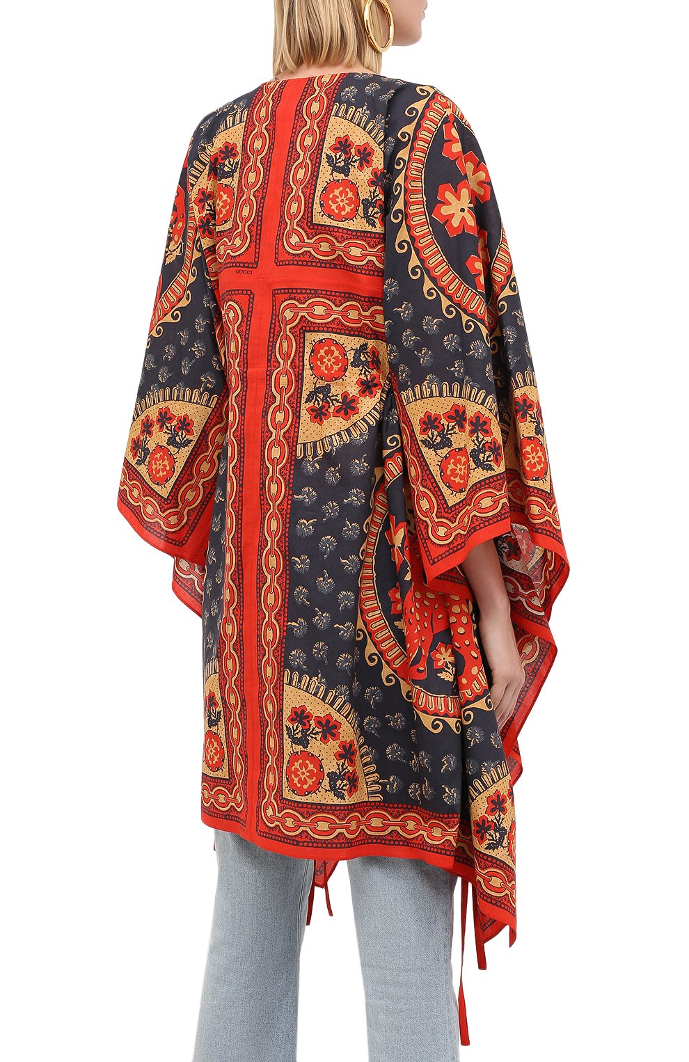 Хлопковая туника GUCCI, арт. 621037/ZAEYM, фото 4