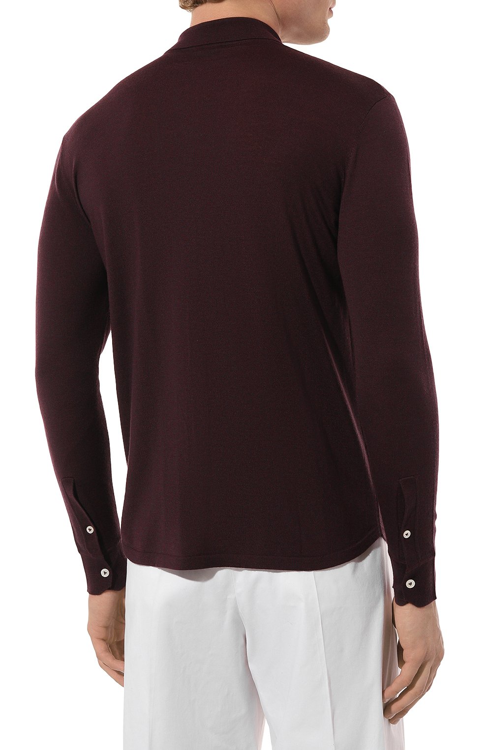 Шерстяная рубашка VAN LAACK фиолетового цвета по цене 27800 руб., арт. SAFIN0/S00173, фото 4 Шерстяная рубашка VAN LAACK, арт. SAFIN0/S00173, фото 4