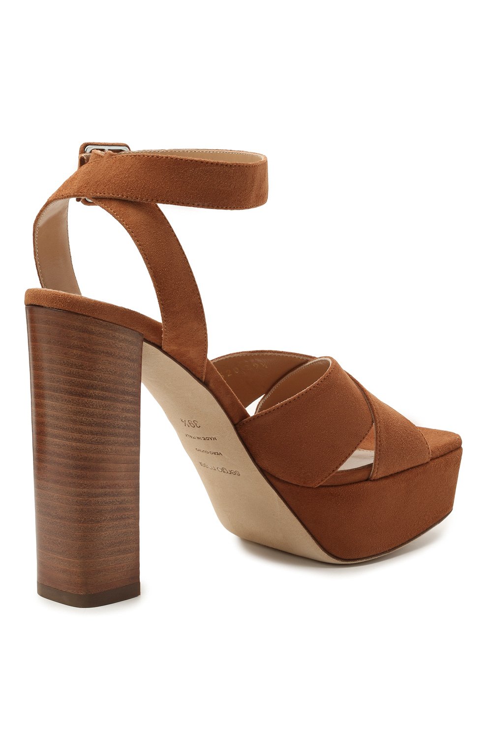 Замшевые босоножки SERGIO ROSSI, арт. A94250-MCAZ01, фото 4