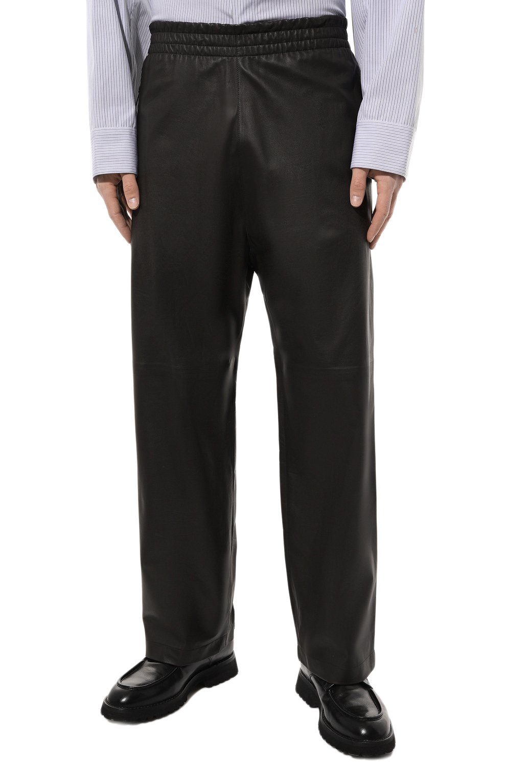 Кожаные брюки BOTTEGA VENETA, арт. 633448/VKVL0, фото 3