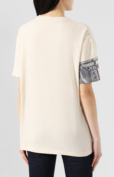 Хлопковая футболка ACNE STUDIOS, арт. AL0074, фото 4