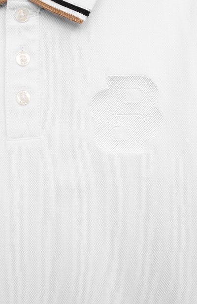 Хлопковое поло BOSS, арт. J51170, фото 3