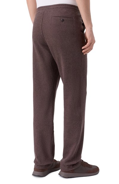 Брюки из хлопка и кашемира CAPOBIANCO, арт. 19M707.LB00., фото 4