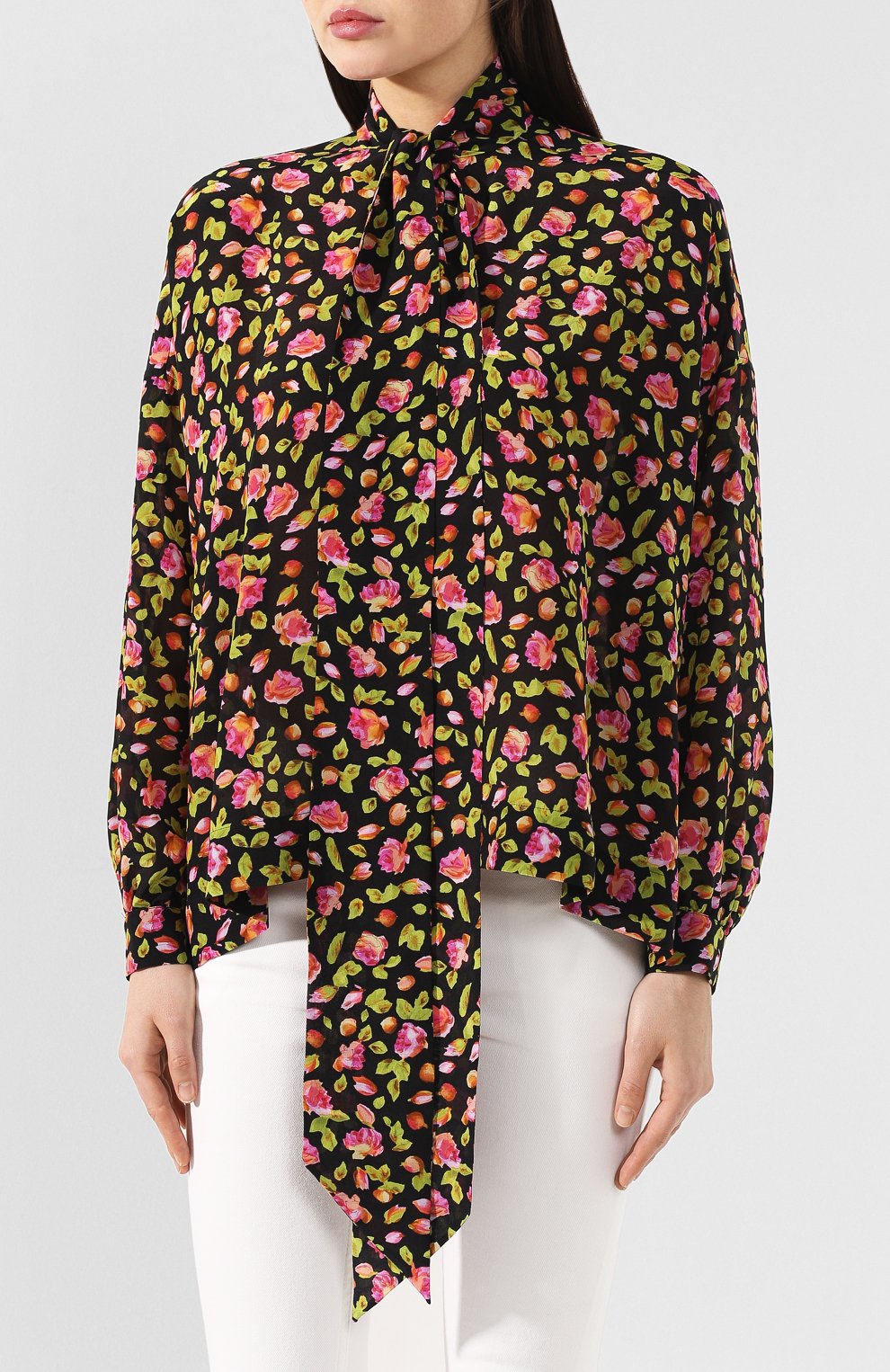 Шелковая блузка BALENCIAGA, арт. 482308/TFL75, фото 3